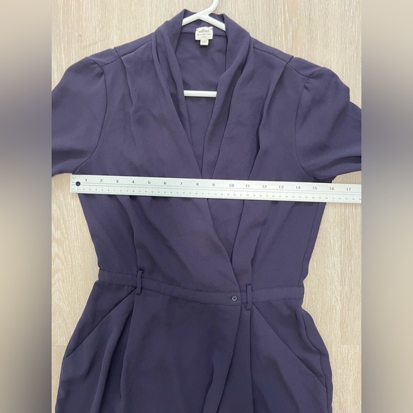 Aritzia Wilfred Plum Wine Franca Wrap Dress Purple - Picture 6 of 10